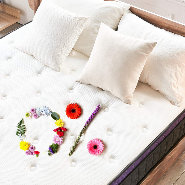 Purple full size discount memory foam mattress