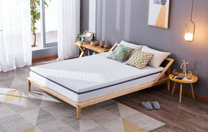 Double memory foam mattress