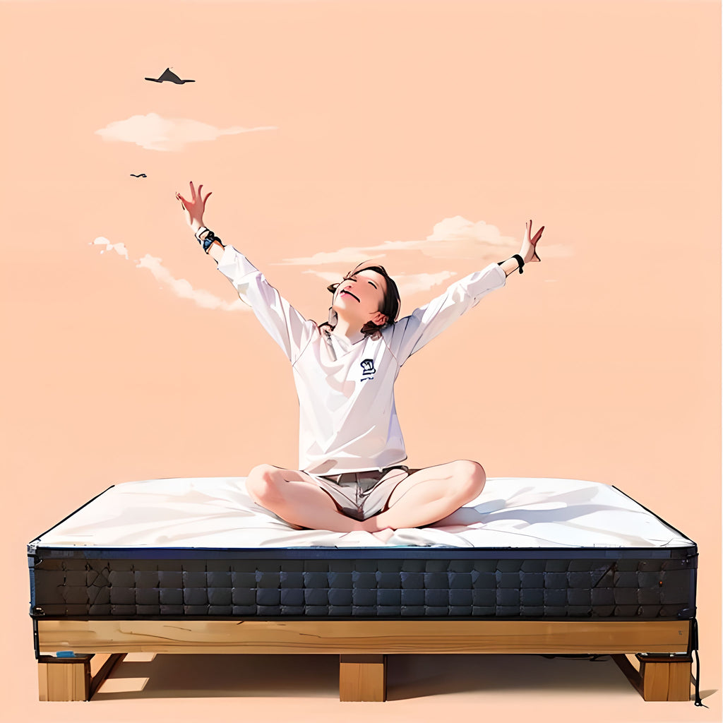 Discover the Ultimate Sleep Experience with Inofia's Premium 25cm Memory Foam Spring Mattress for Back Pain Relief - UK Super King Size