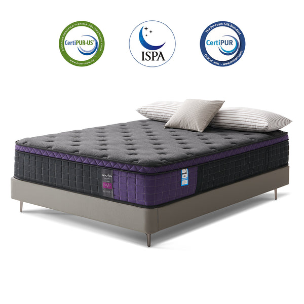 Inofia 12 inch Hybrid Memory Foam Mattress with Edge Support