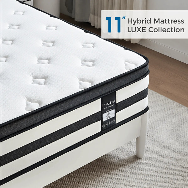 Inofia 28CM/32CM Hybrid Mattress for Side Sleep | The LUXE Collection