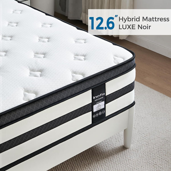 Inofia 28CM/32CM Hybrid Mattress for Side Sleep | The LUXE Collection