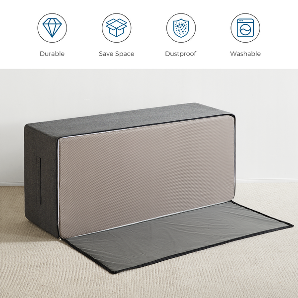 Inofia Tri-Fold Memory Foam Mattress Foldable Mattress