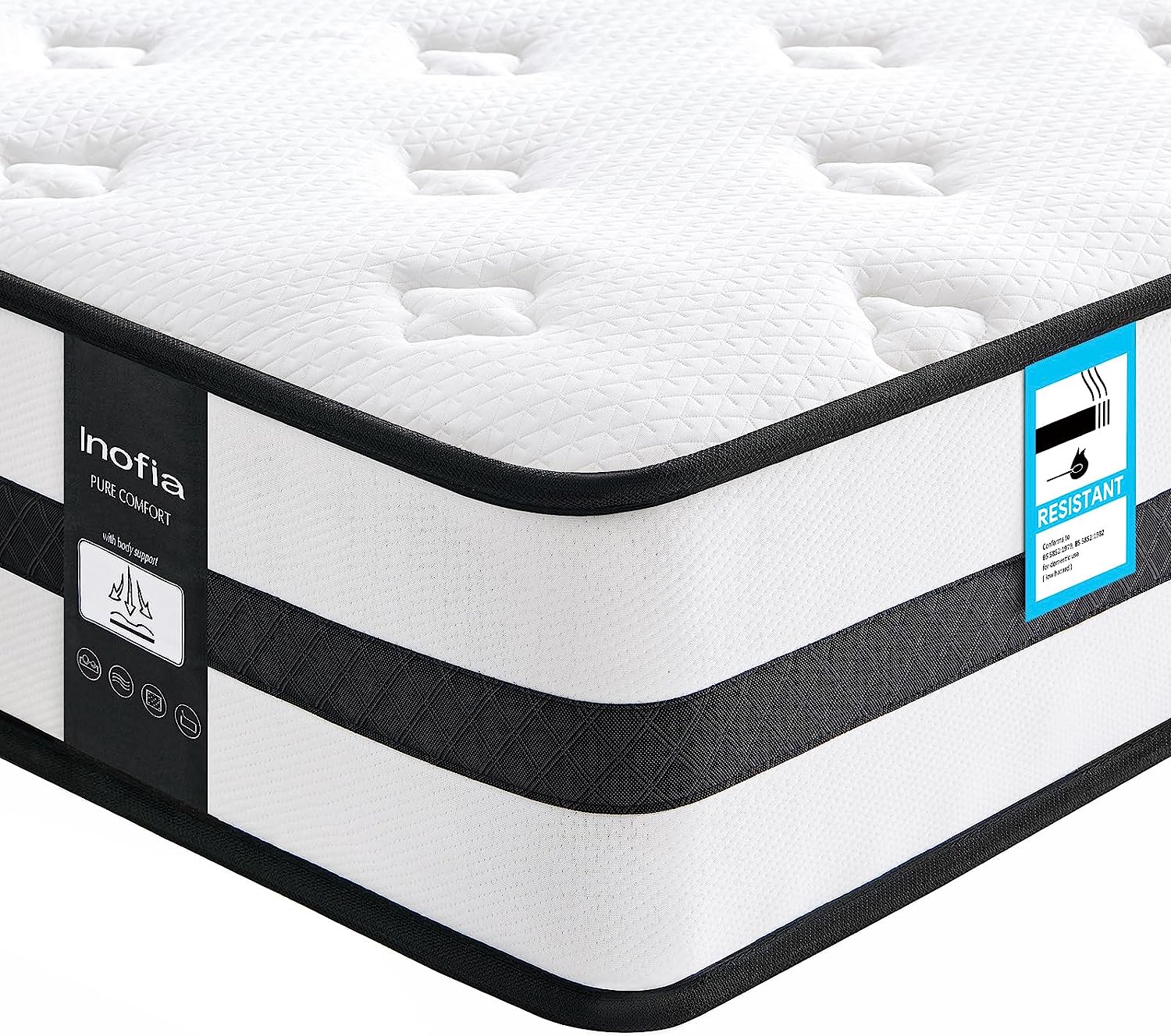 Inofia 10 Inch Hybrid Mattress Medium Firm The Original Collection