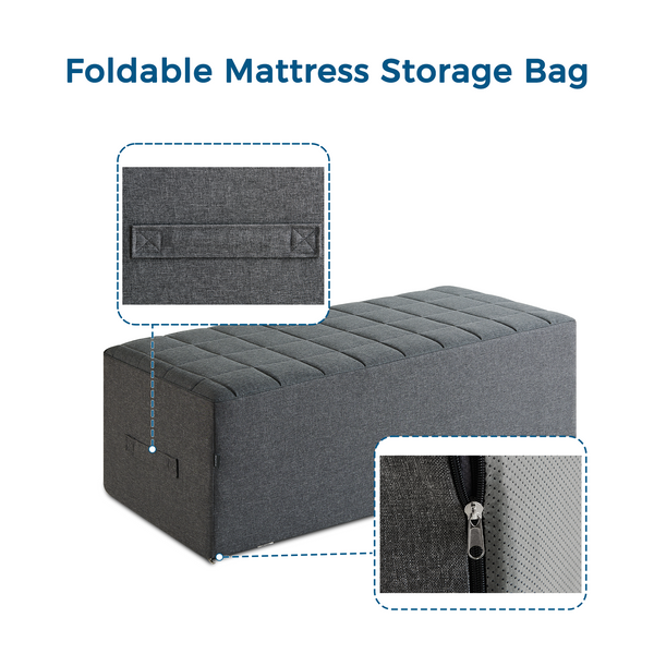 Inofia Tri-Fold Memory Foam Mattress Foldable Mattress