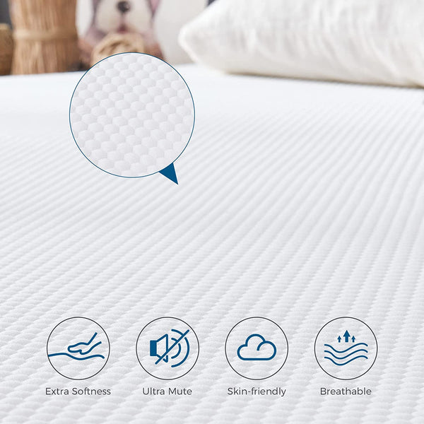 Inofia Memory Foam Pocket Sprung Mattress 29CM with 3D Mesh Fabric | The Airflow Collection