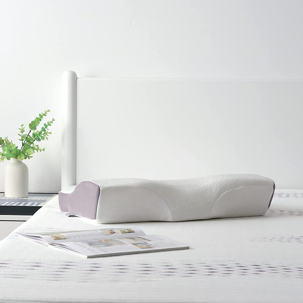 Inofia Cervical Contour Memory Foam Pillow for Neck and Shoulder Pain Relief
