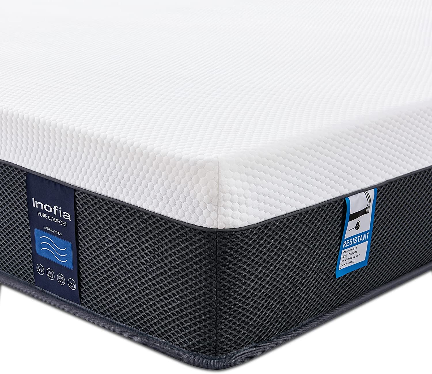 Inofia 3D Mesh Fabric Memory Foam Hybrid 29 CM Mattress at Best Price ...