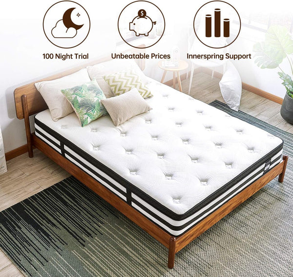 Inofia 28CM/32CM Hybrid Mattress for Side Sleep | The LUXE Collection