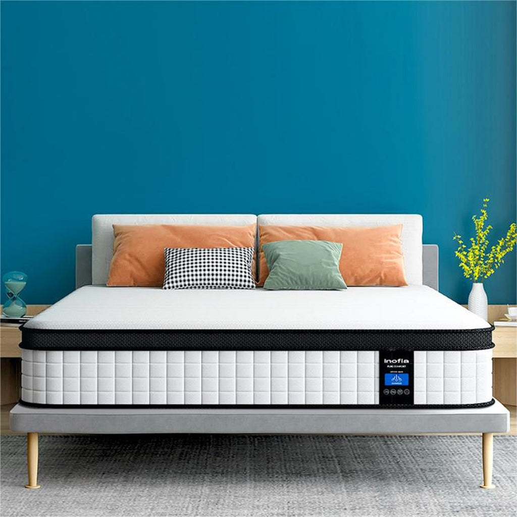 Best Black & White Inofia UK ELEGANT Small Double Memory Foam Mattress